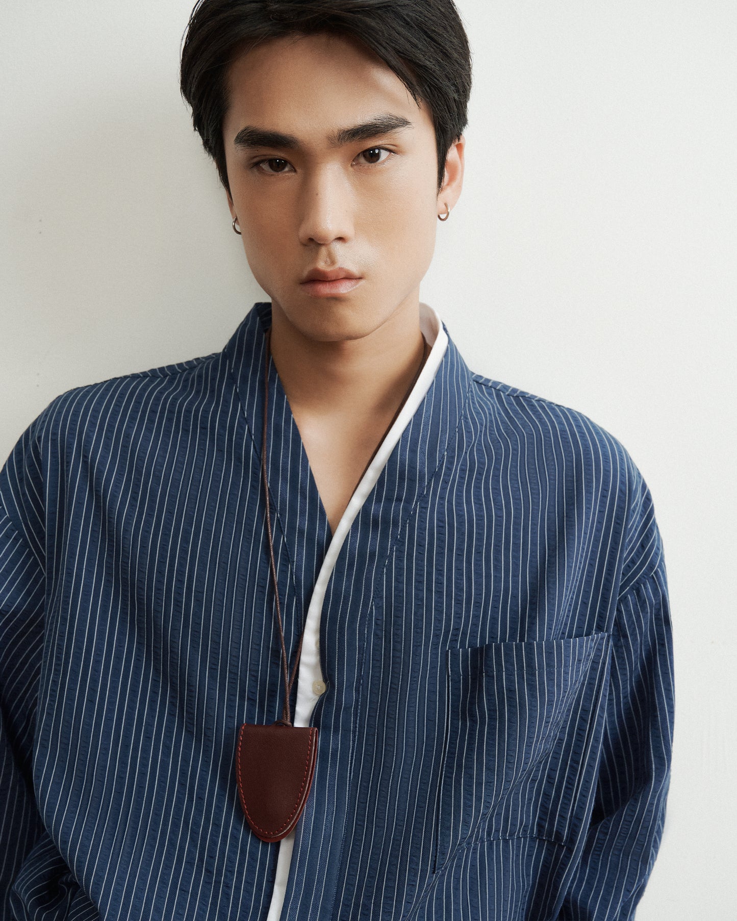 Striped Green Lohja Shirt AIN Astoud