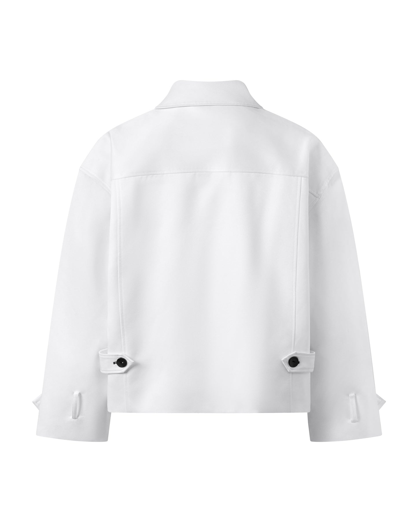 White D-Beetle Jacket Caotus Astoud