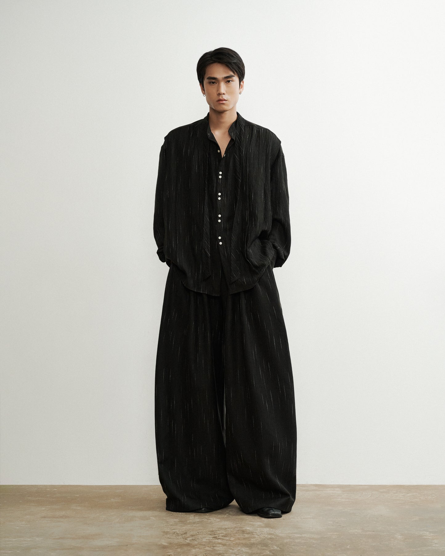 Black Raindrop Pants