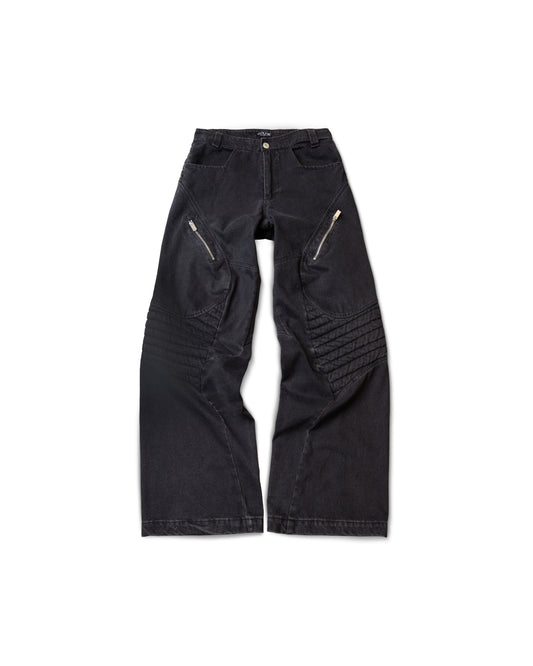 washed-denim-motor-pants goldie astoud