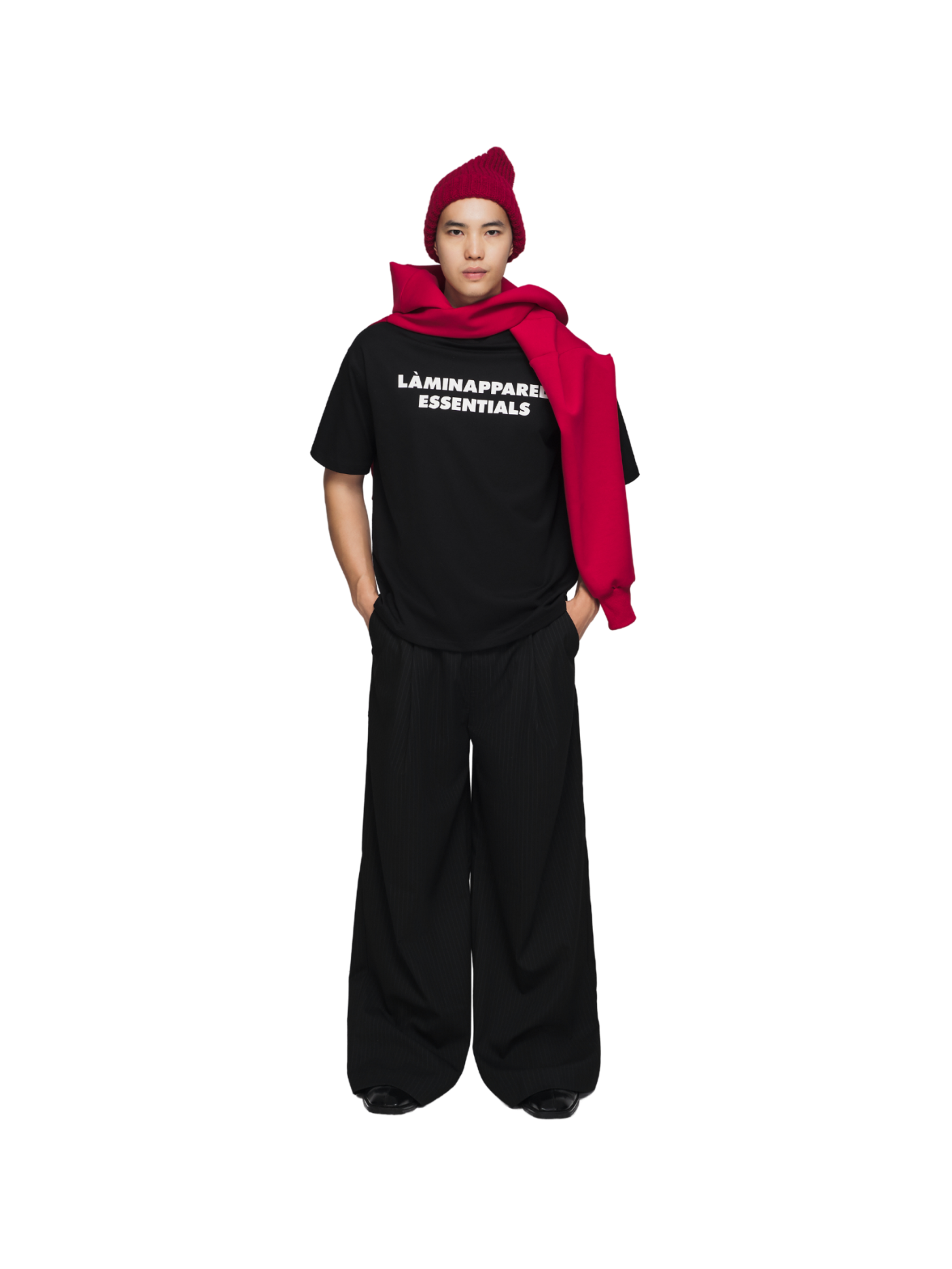 T-shirt imprimé caoutchouc noir