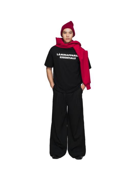 T-shirt imprimé caoutchouc noir