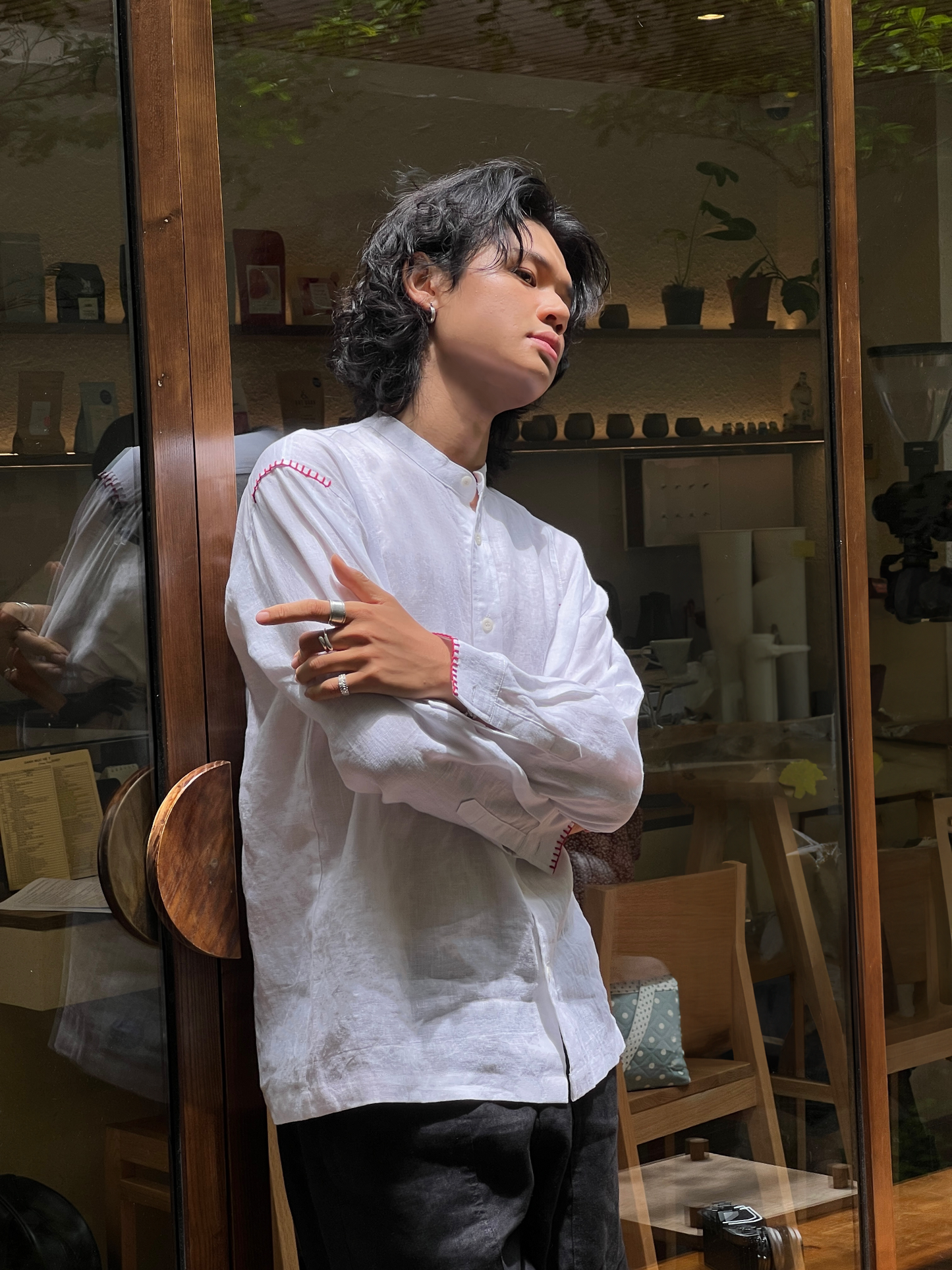 hand-embroidered-side-split-shirt-TIMTAY