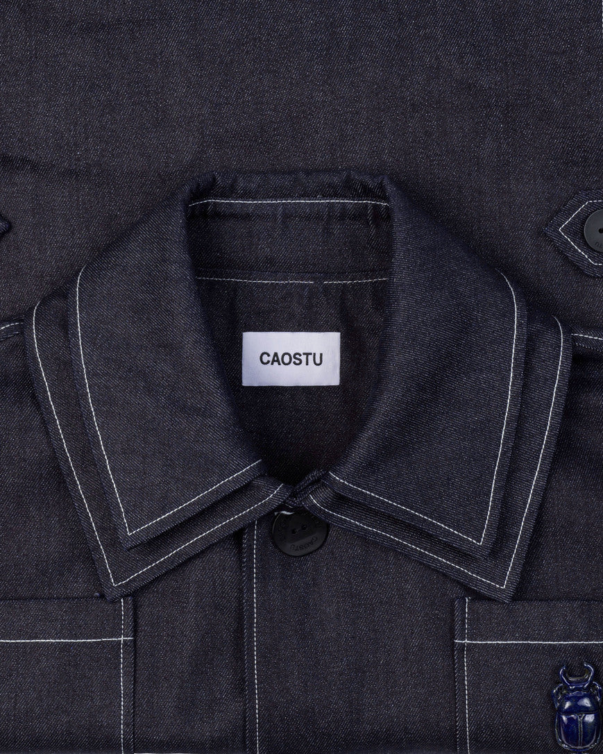 Blue Dream Denim Jacket Caotus Astoud