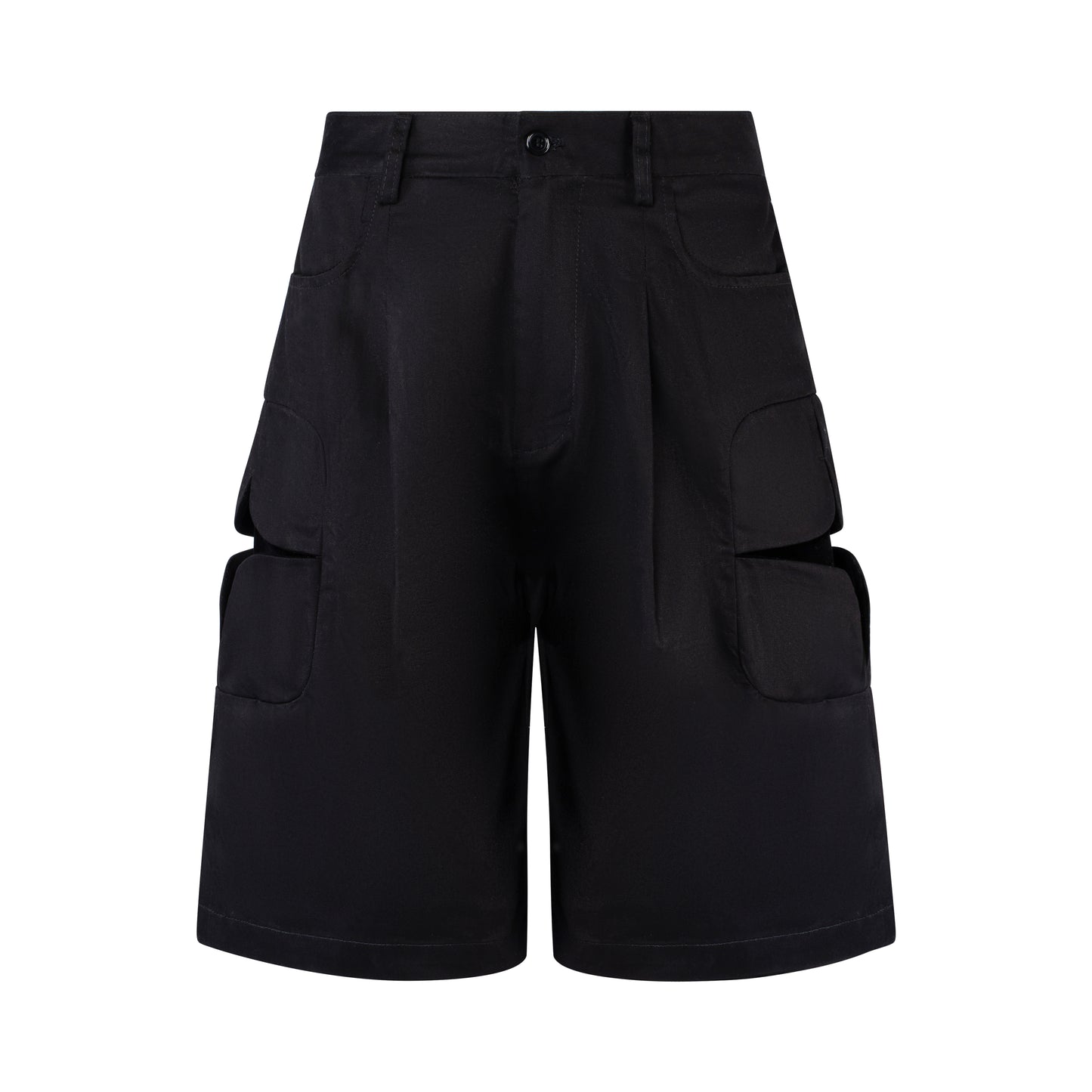 black-3d-cement-tiles-cargo-short saomai homme astoud