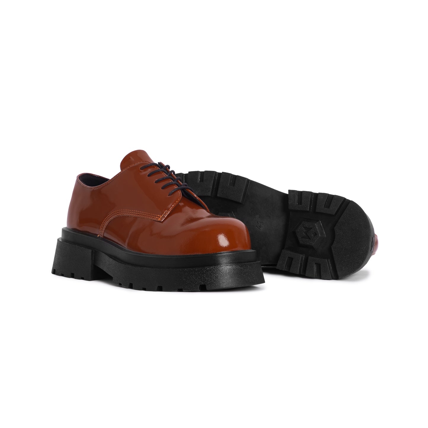 the-chunky-wolf-ss24-caramel-brown-derby the wolf astoud