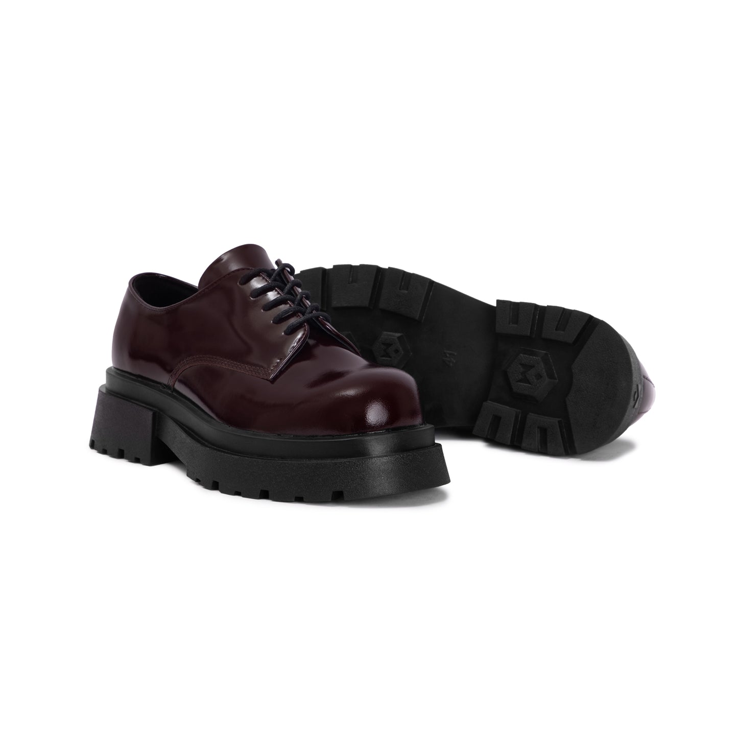 the-chunky-wolf-ss24-dark-brown-derby the wolf astoud