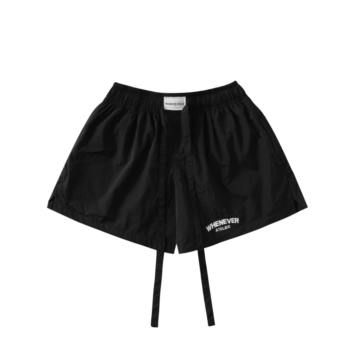 “whenever” wrinkled nylon ss25 shorts whenever atelier astoud