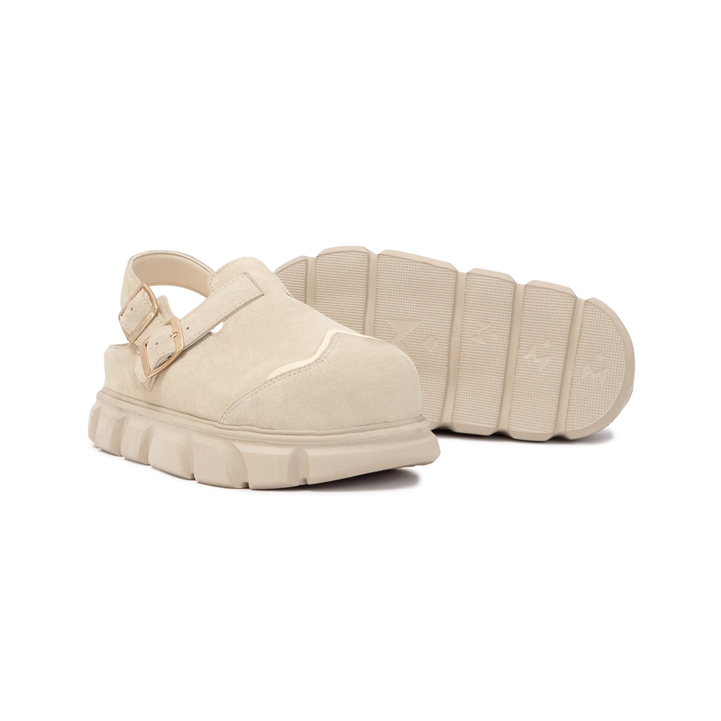 thewolf-tan-suede-high-clog-sandals thewolf astoud