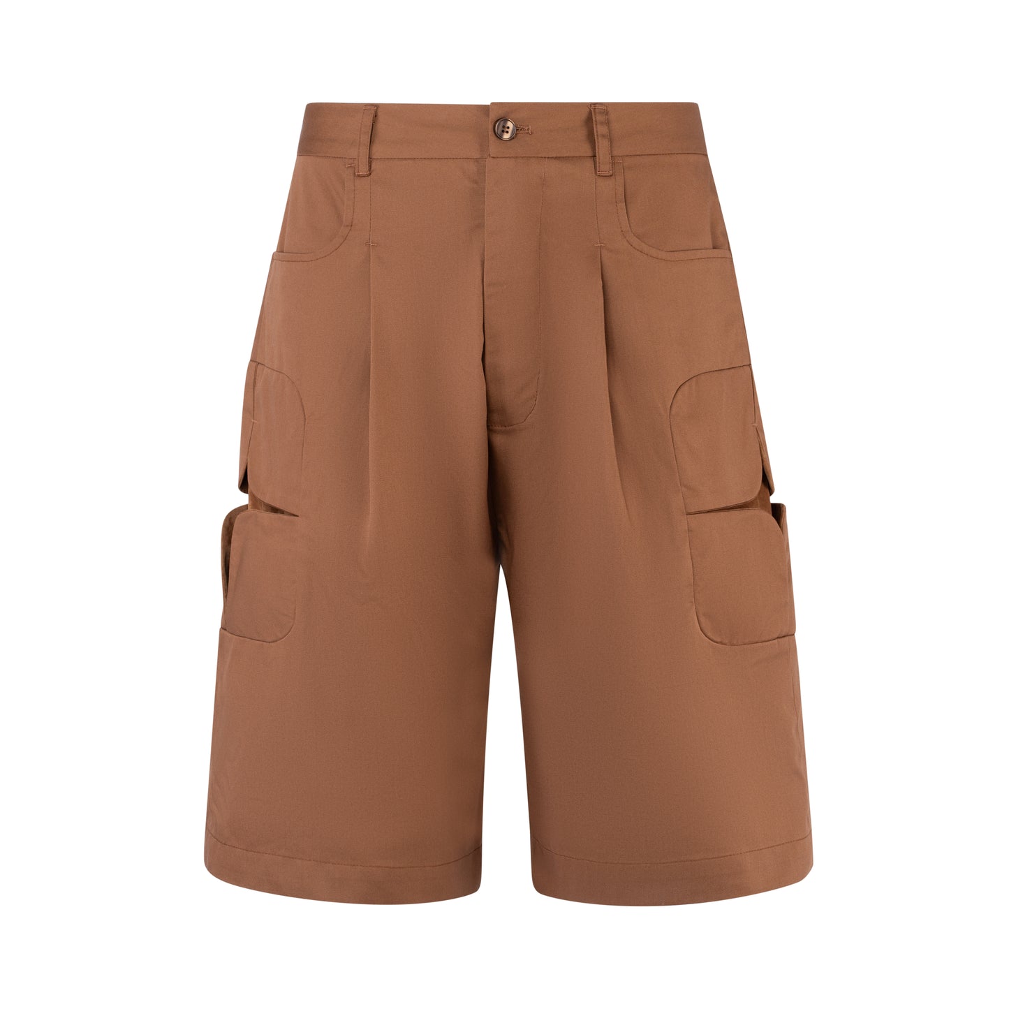 brown-3d-cement-tiles-cargo-short saomai homme astoud