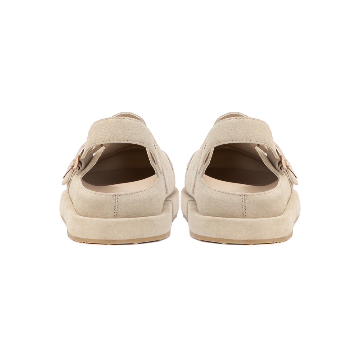 the-wolf-tan-suede-low-clog-sandals thewolf astoud