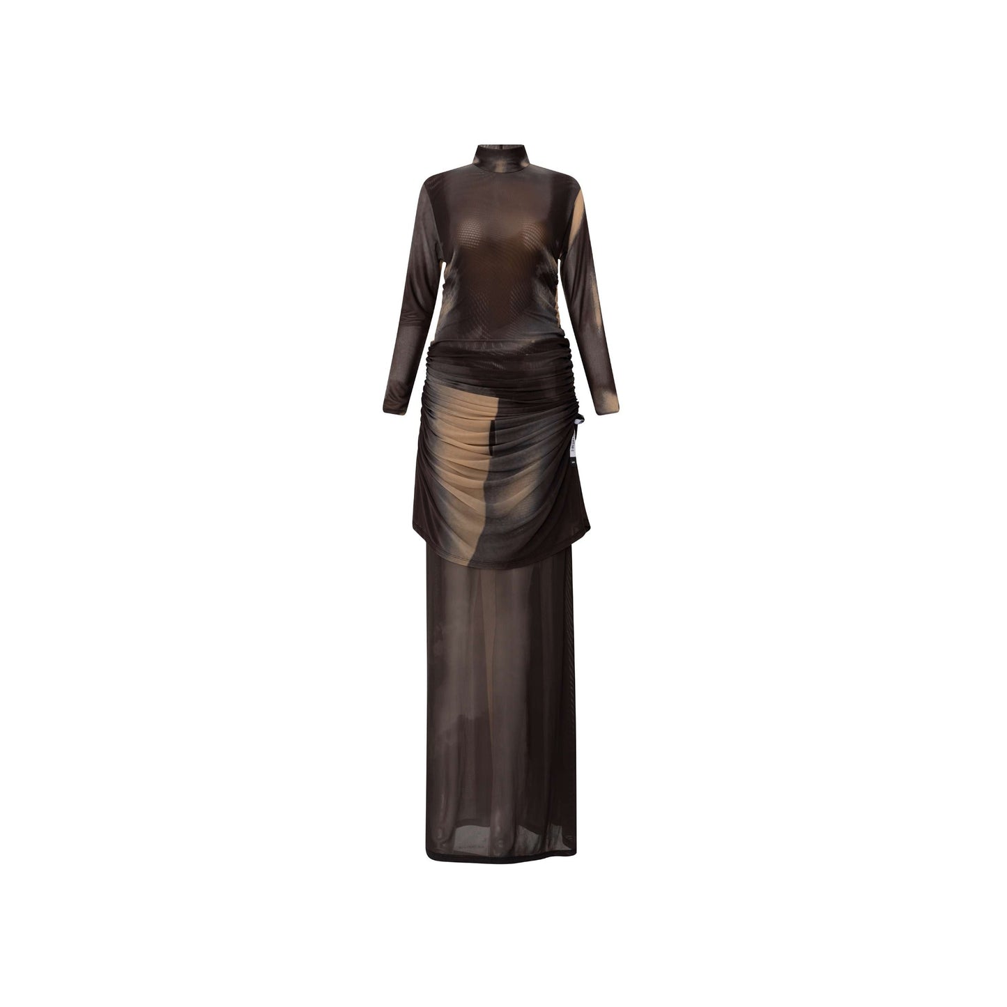 drawstring-mesh-dress-DUC-STUDIO