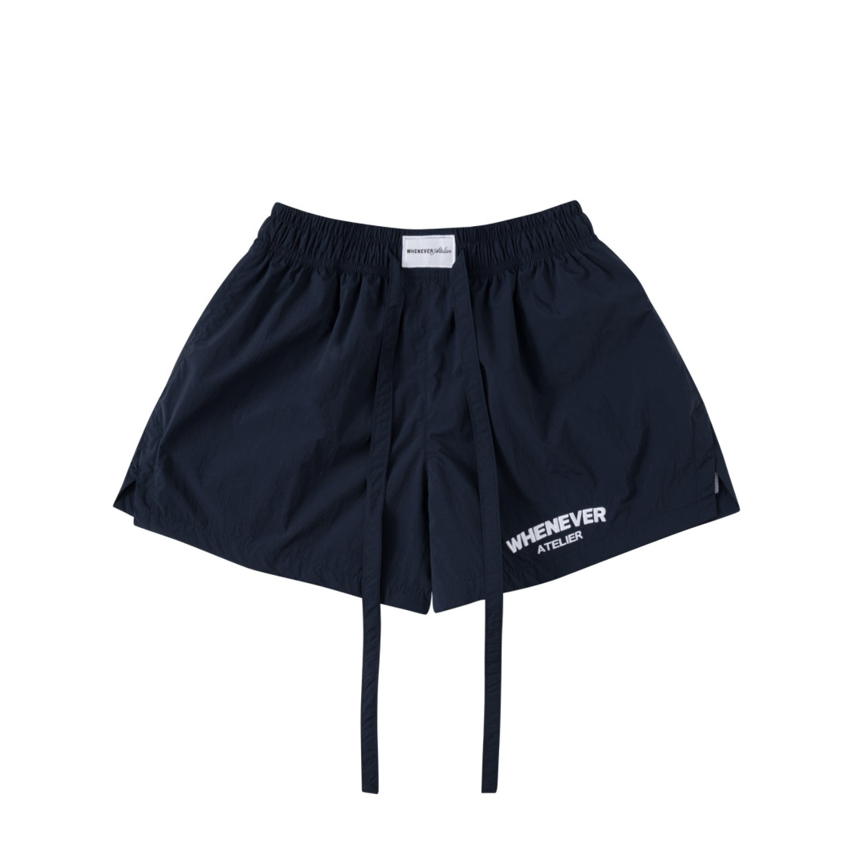 “whenever” wrinkled nylon ss25 shorts whenever atelier astoud