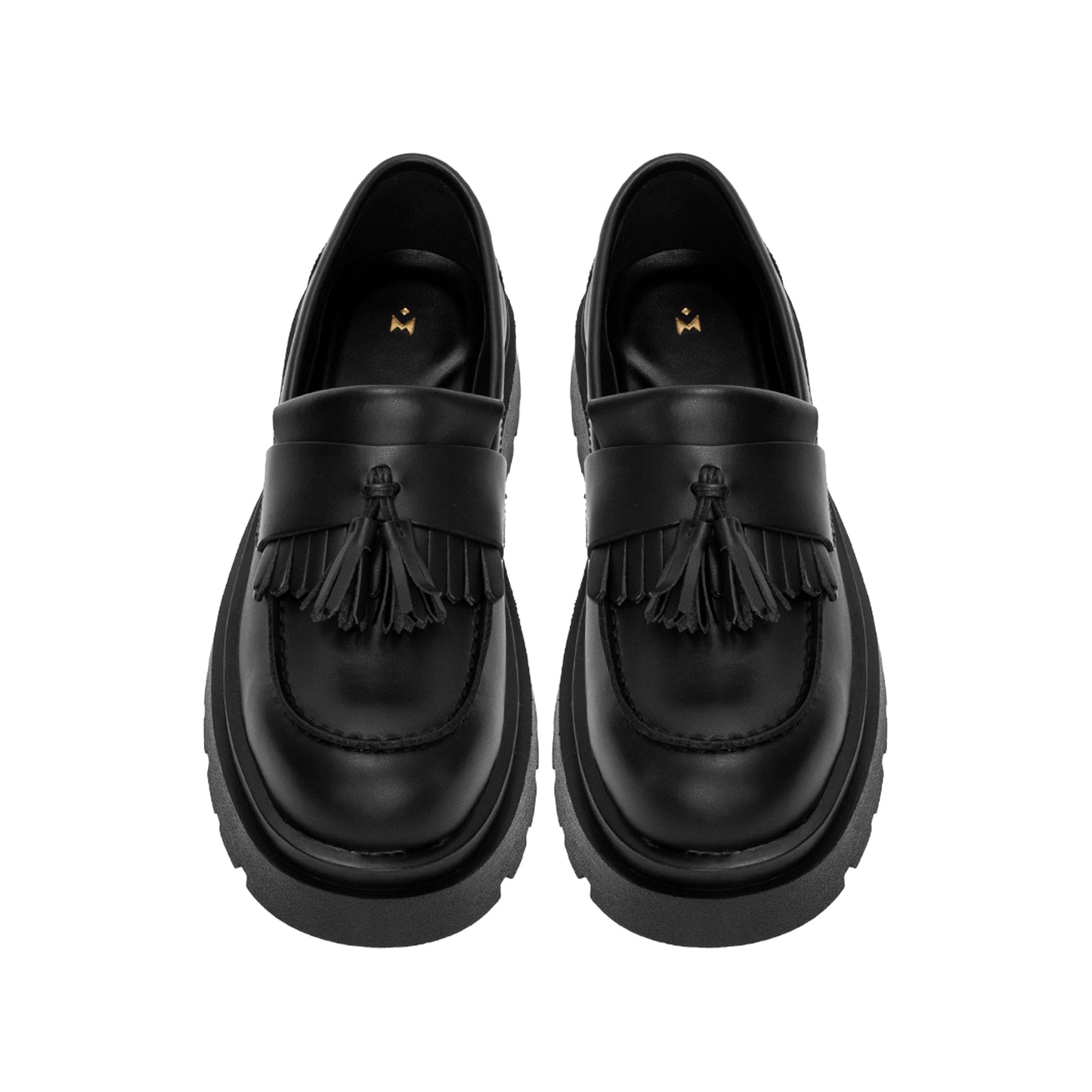 the-chunky-wolf-ss24-black-tassel-loafer thewolf astoud
