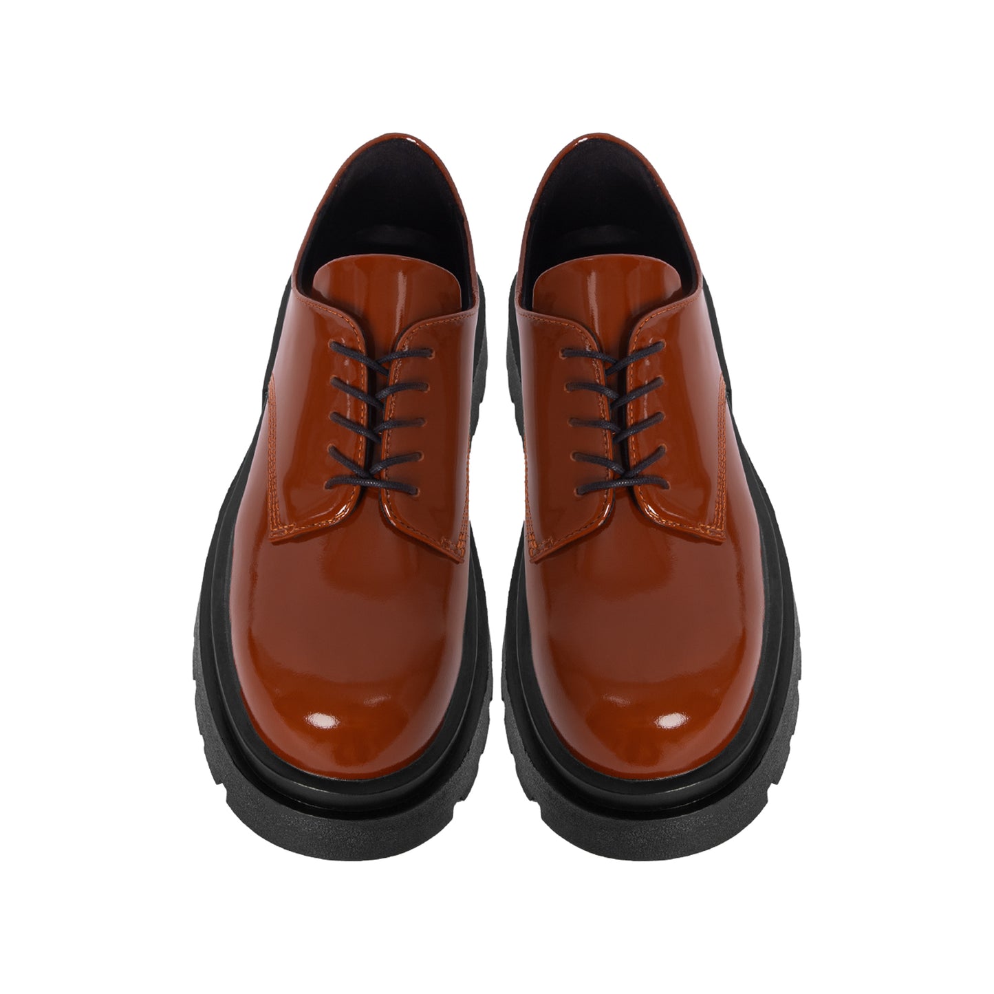 the-chunky-wolf-ss24-caramel-brown-derby the wolf astoud