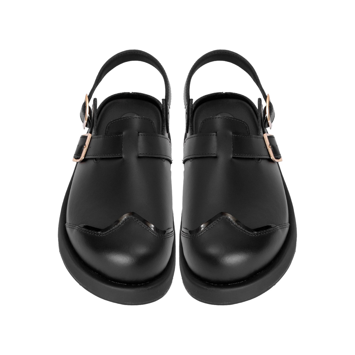 the-wolf-black-low-clog-sandals thewolf astoud