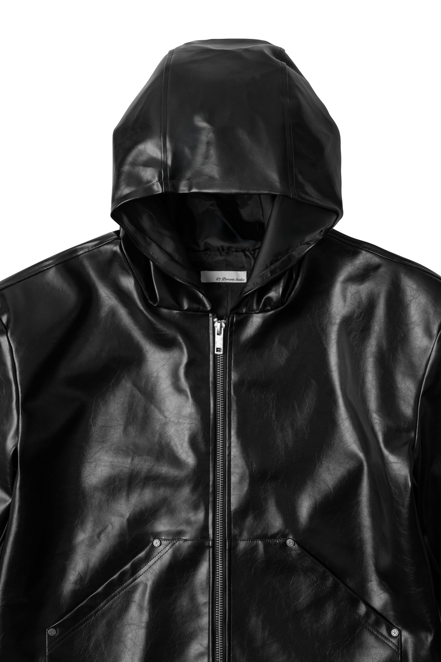 2002 Leather Hoodie