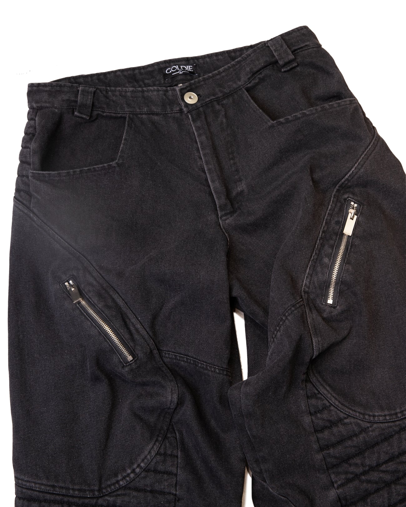 washed-denim-motor-pants goldie astoud