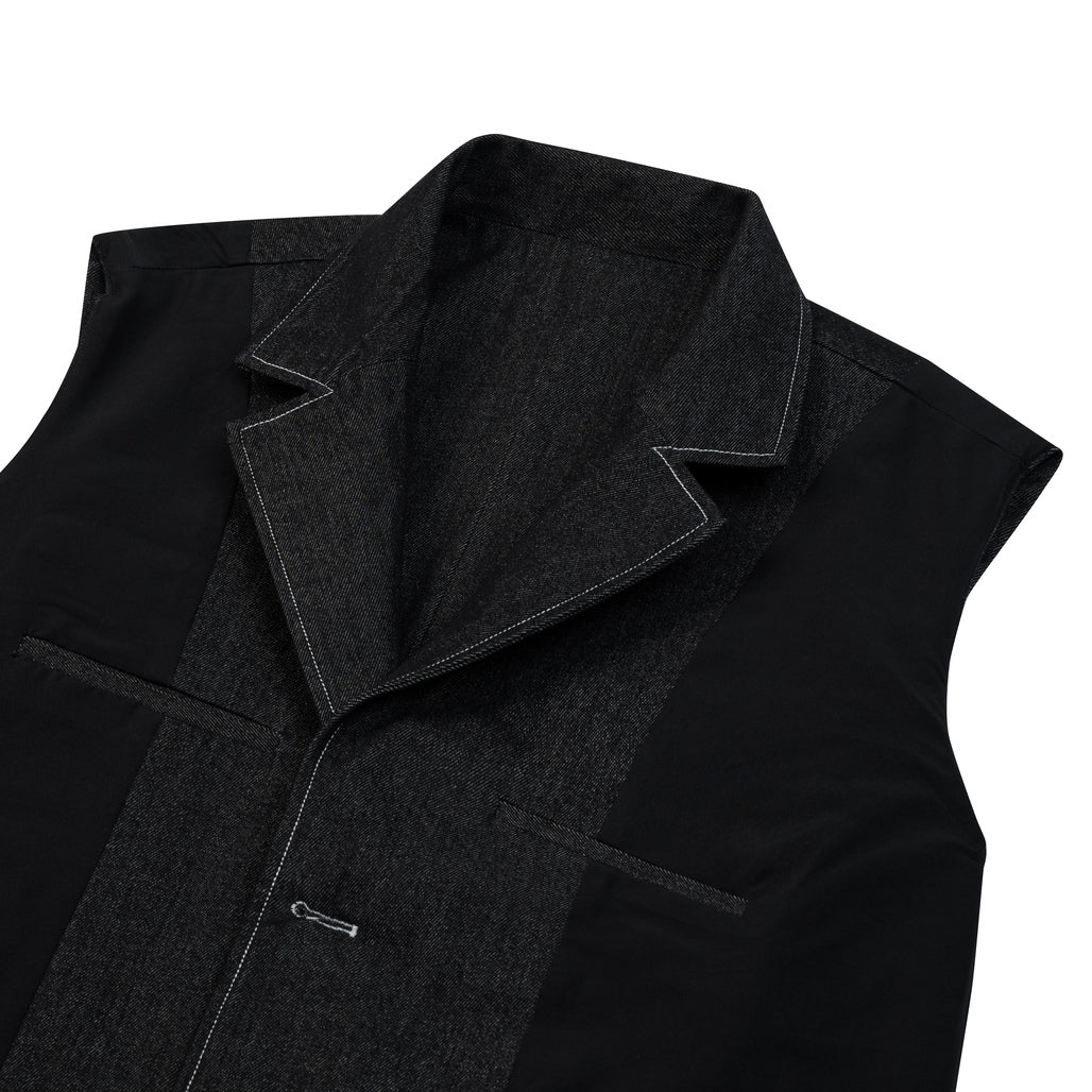 Short-Sleeve Denim Blazer Caotus Astoud