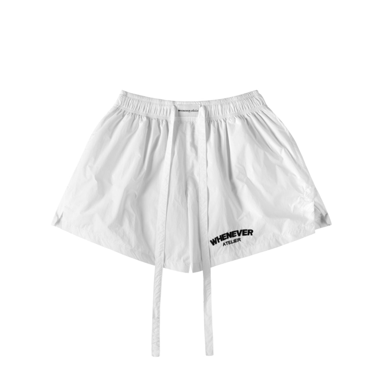 “whenever” wrinkled nylon ss25 shorts whenever atelier astoud