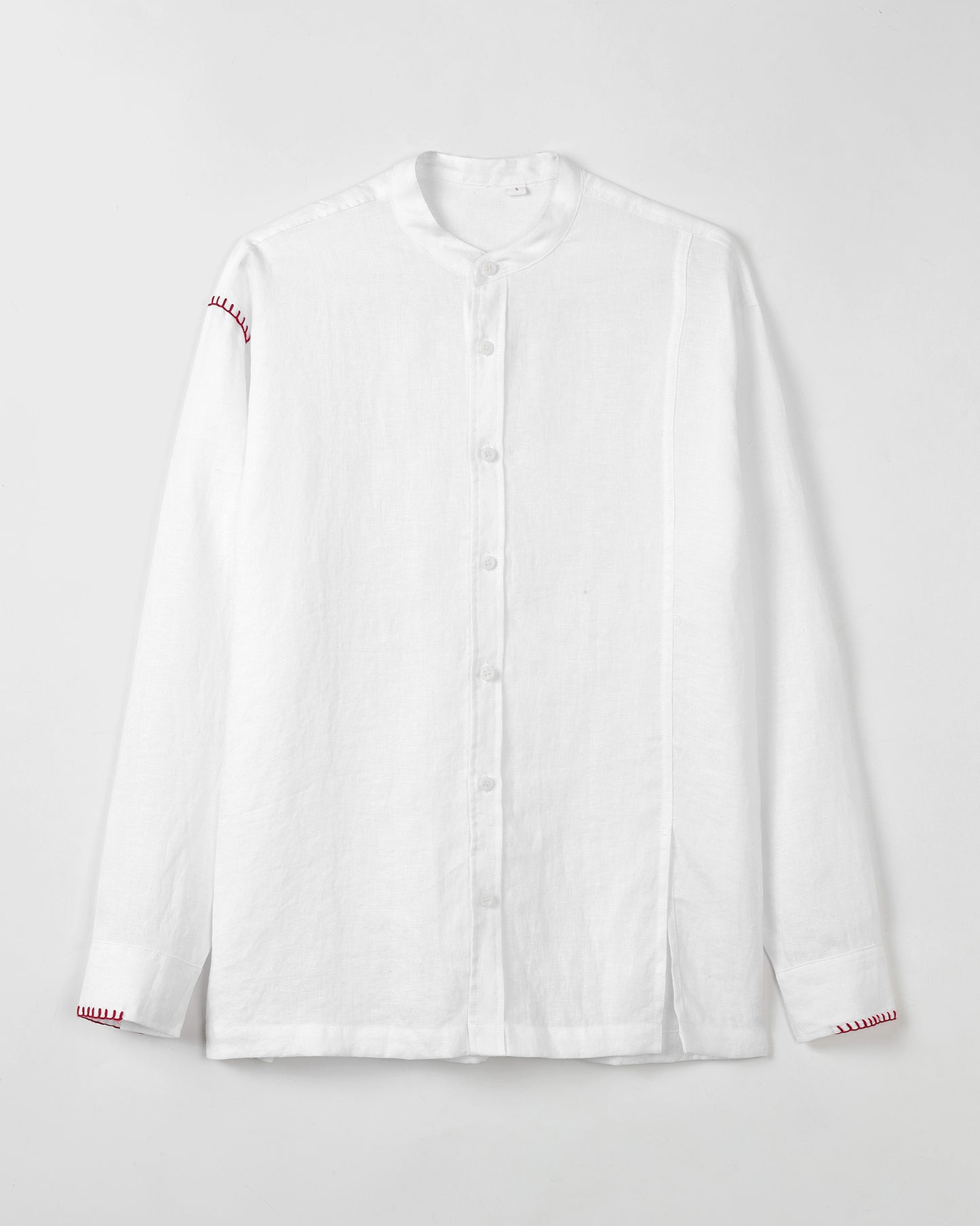 hand-embroidered-side-split-shirt-TIMTAY