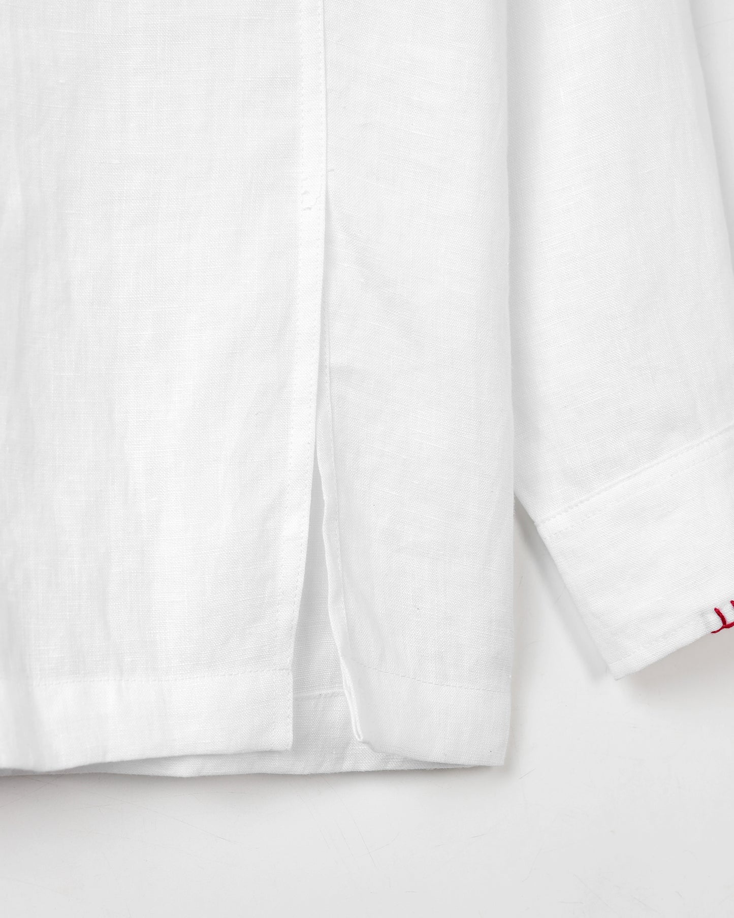 hand-embroidered-side-split-shirt-TIMTAY
