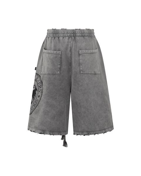 DIMOIR DRACO SEAL Washed Gray Sweatshorts