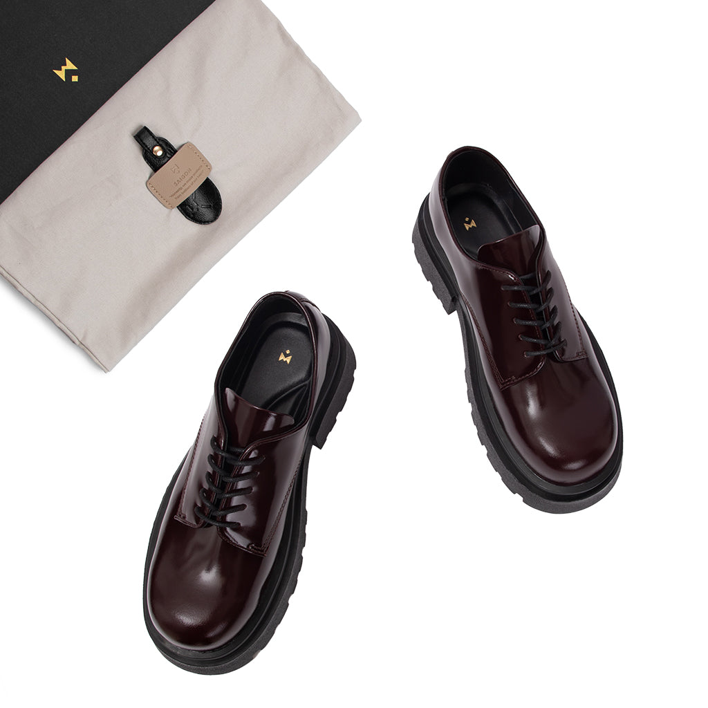 the-chunky-wolf-ss24-dark-brown-derby the wolf astoud