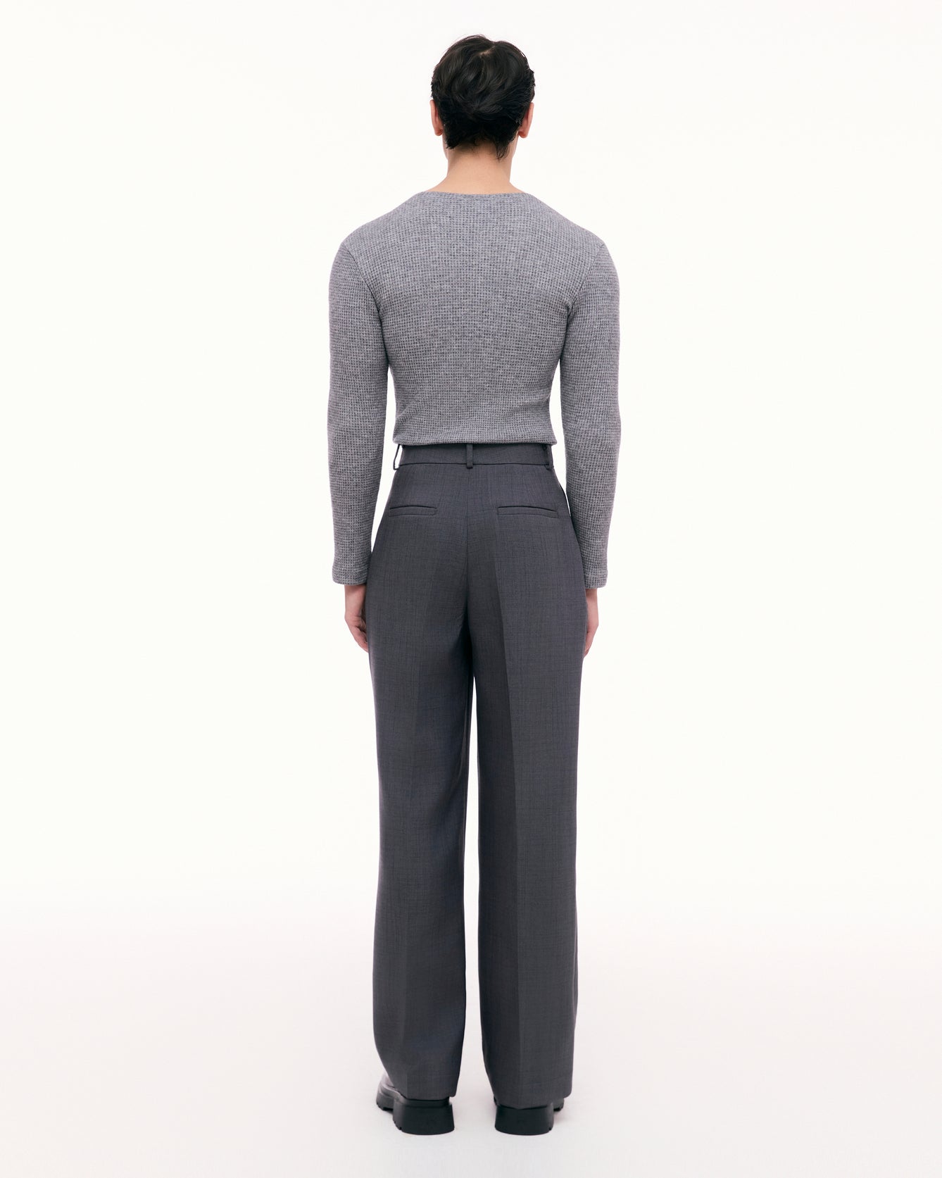 Long Sleeve Pearl Button