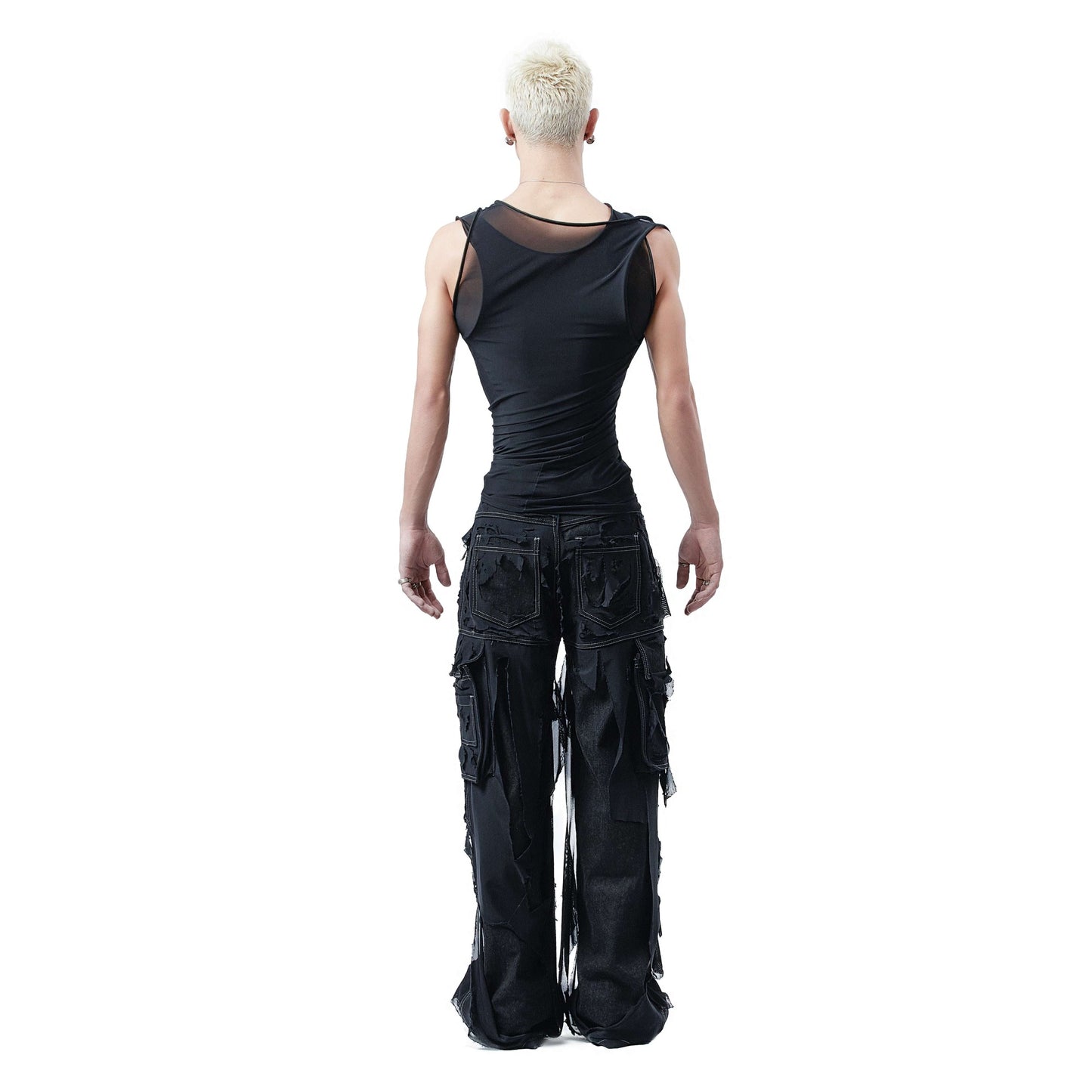 distressed-mesh-denim-pants-DUC STUDIO