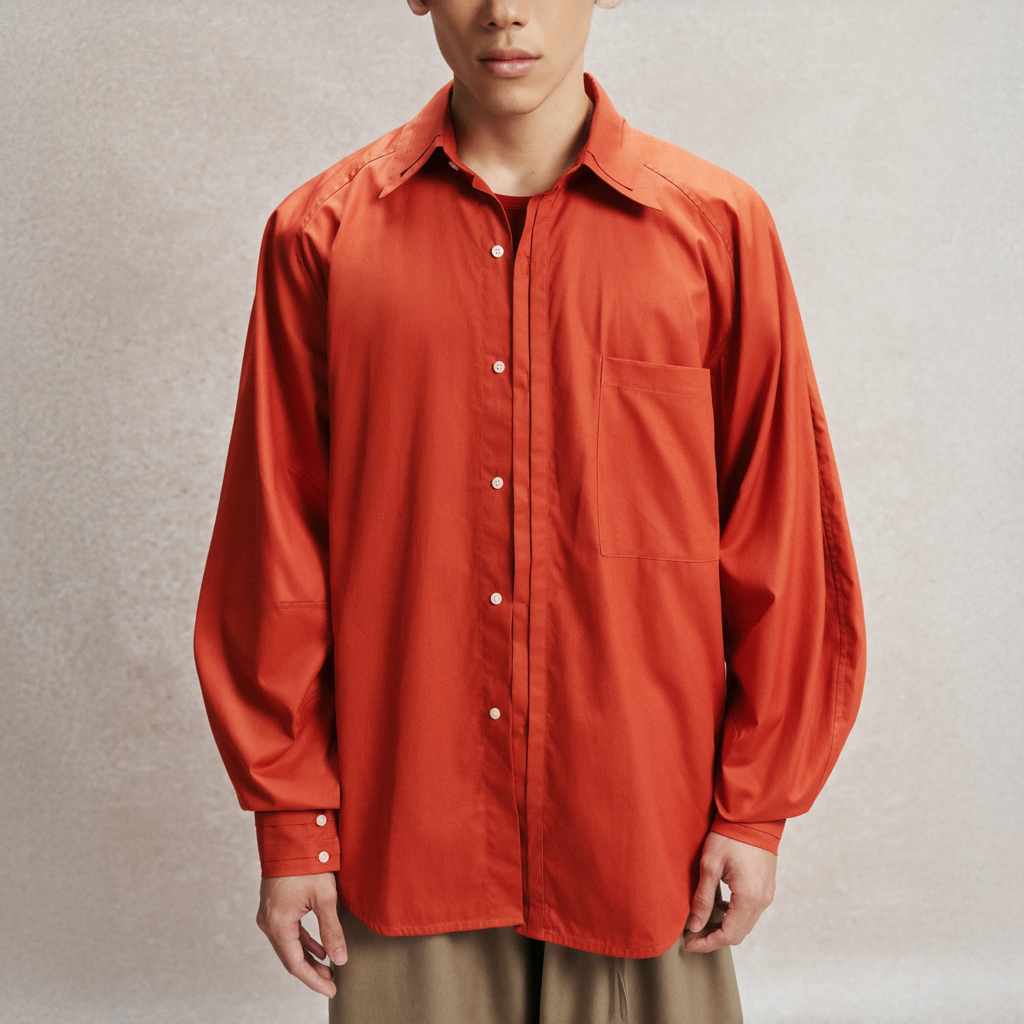 Orange Datong Shirt AIN Astoud