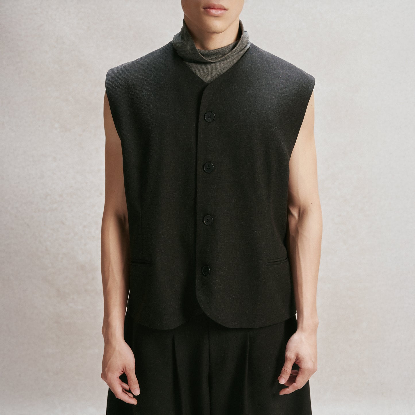 Black Patio Gilet