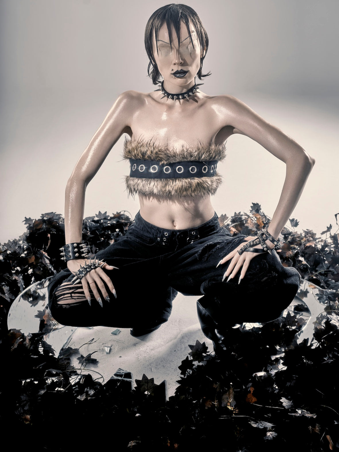 ssss-women-black-bianca-studded-bandeau aesir astoud