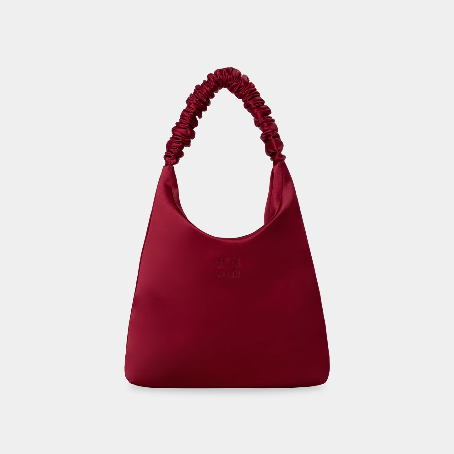 Sac fourre-tout en tafta à volants rouges