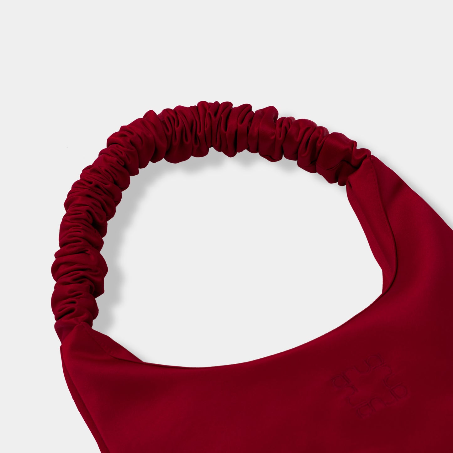 Sac fourre-tout en tafta à volants rouges