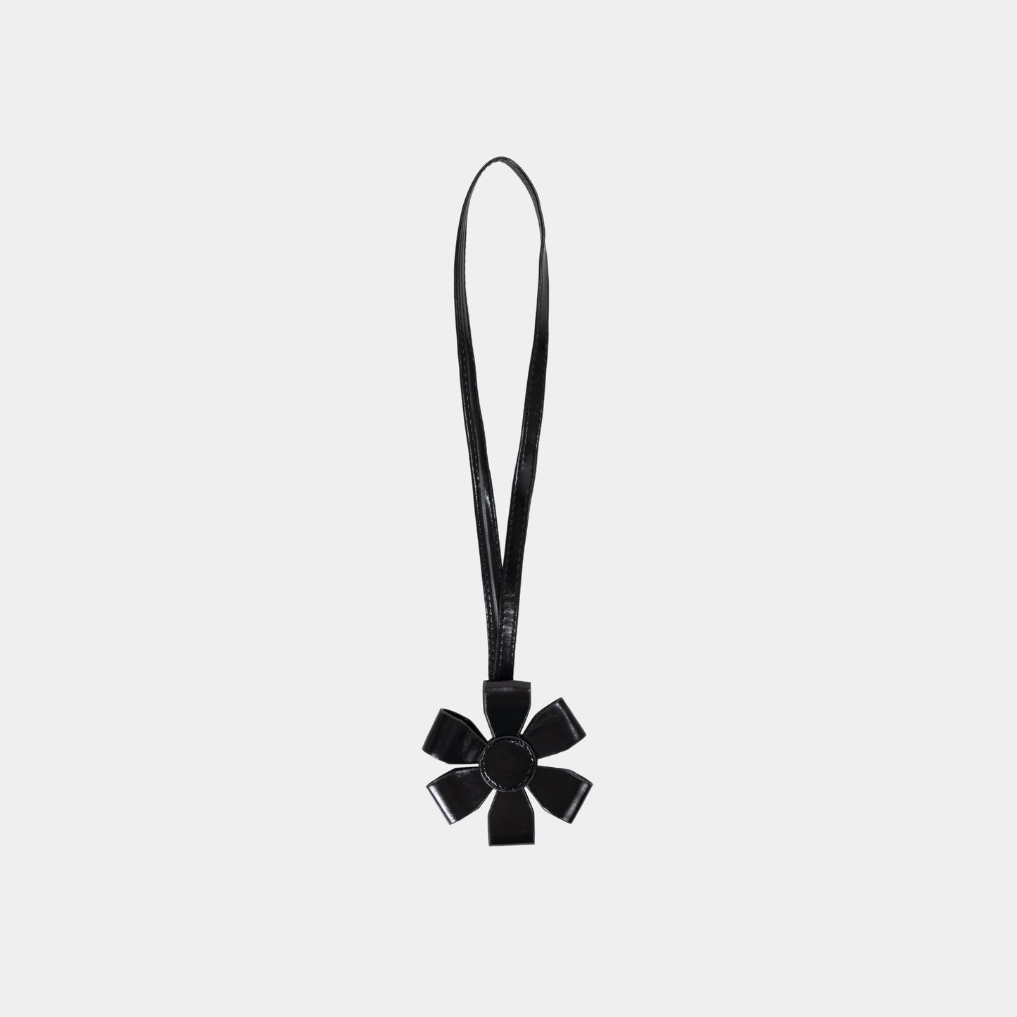 Black Floral Charm