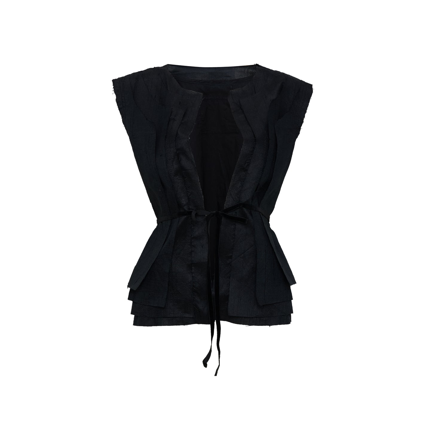 Caravelle Tussah Silk Gilet AN HERITAGE ASTOUD
