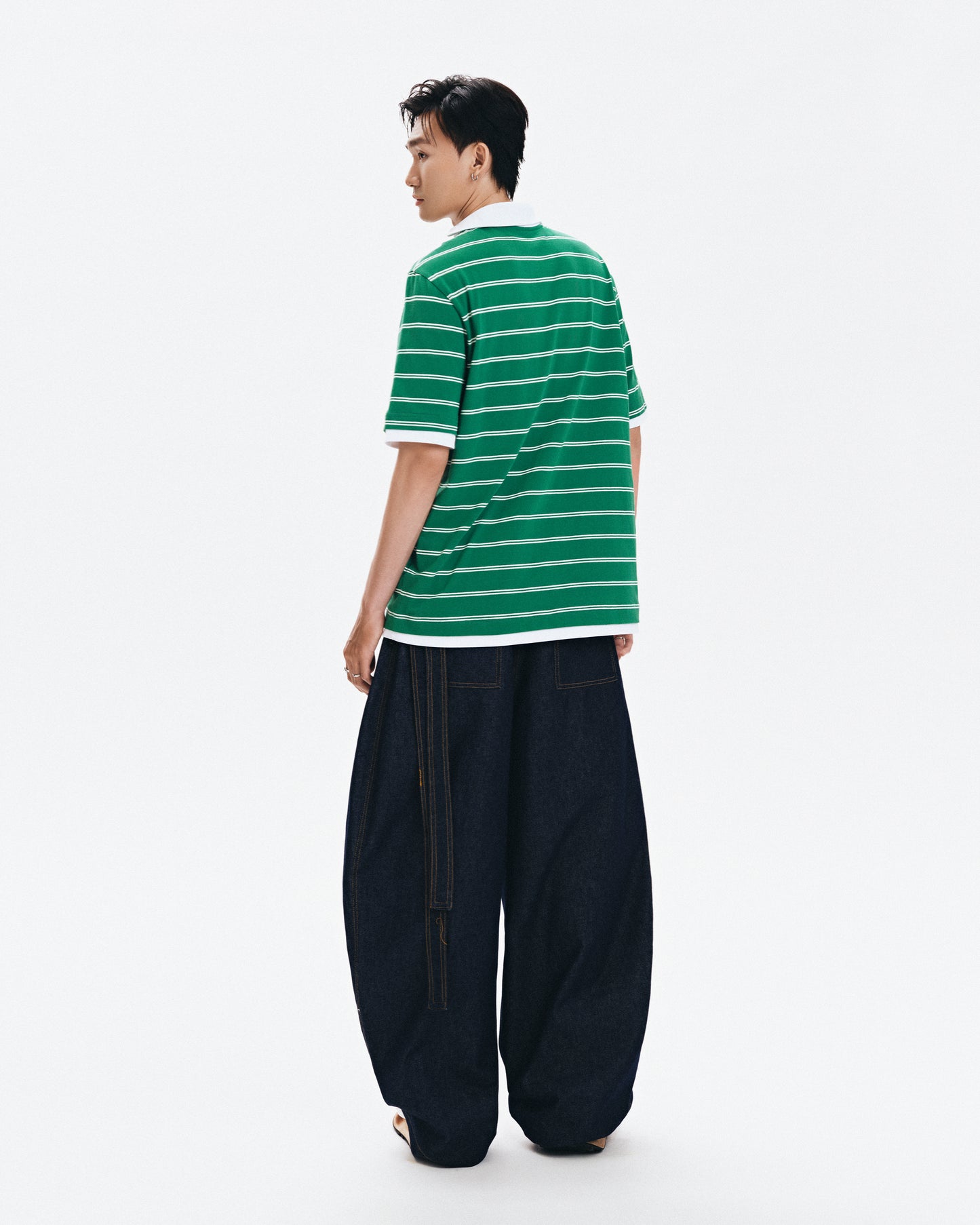 green-striped-yoke-polo-shirt ain astoud