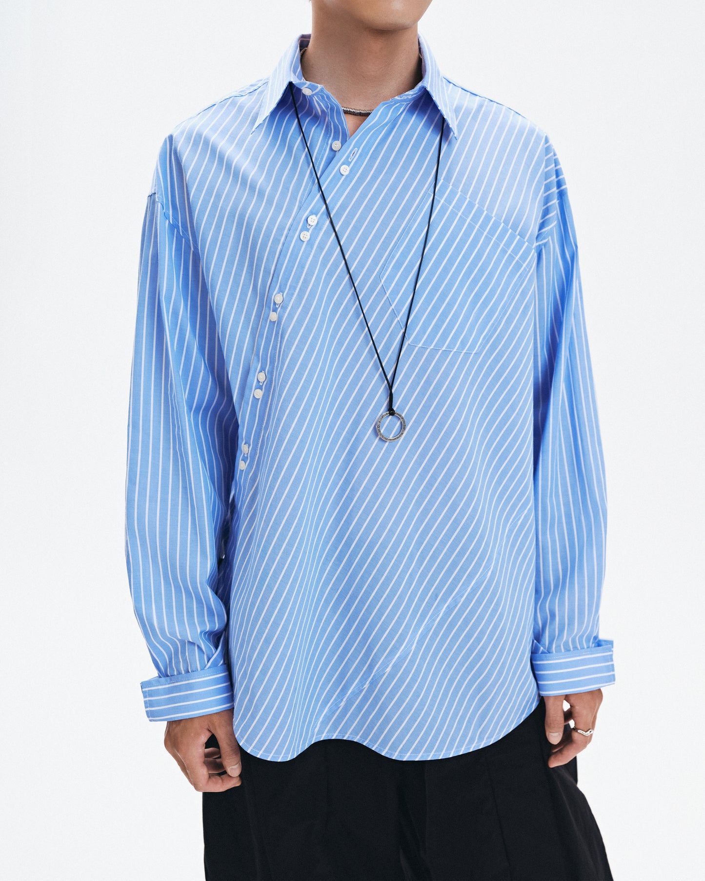 blue-striped-kaito-shirt ain astoud