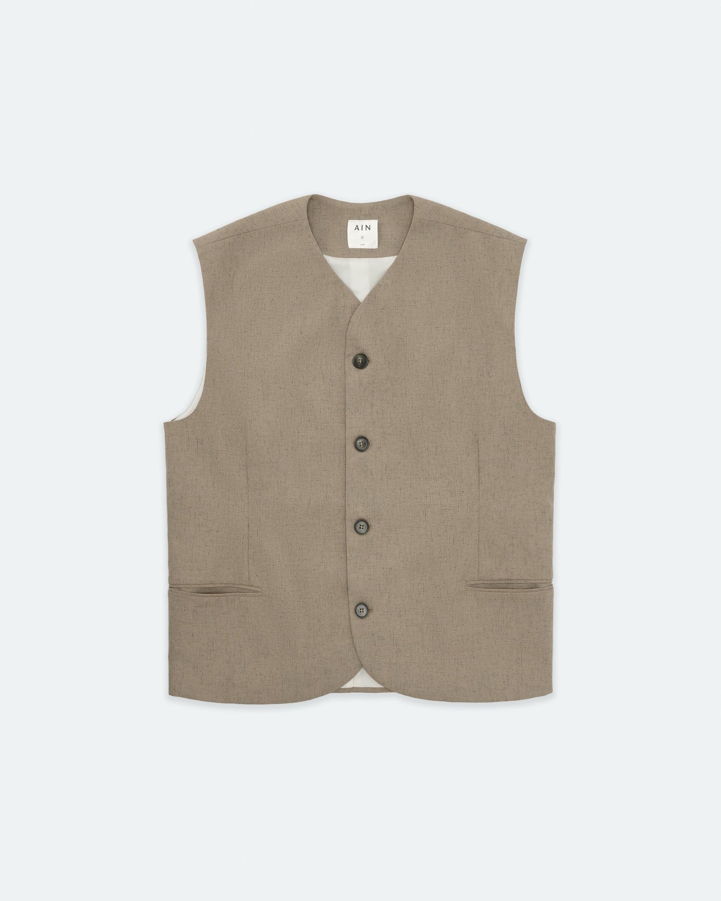 Beige Patio Gilet AIN Astoud