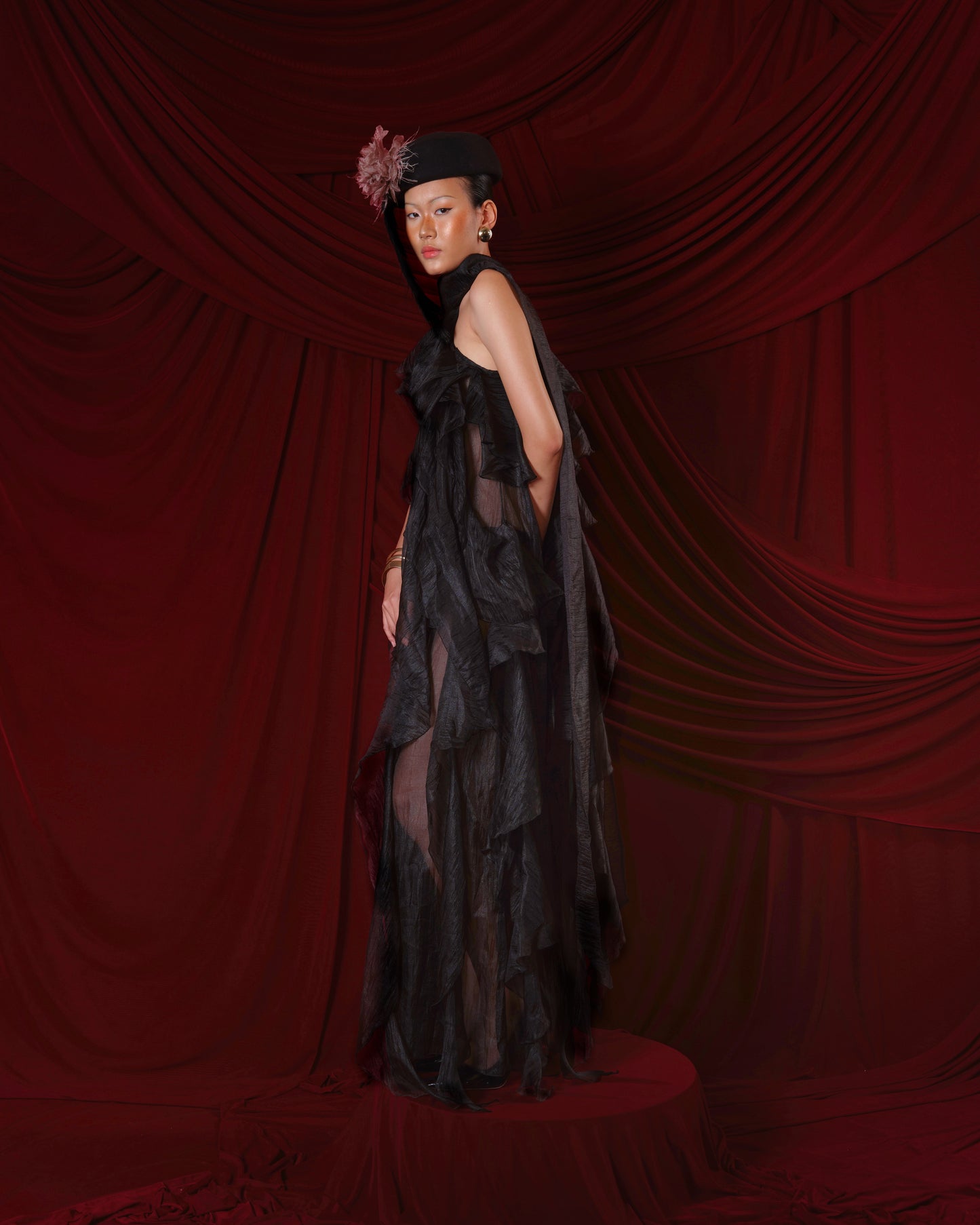 dap-diu-chiffon-ruffle-gown an heritage astoud