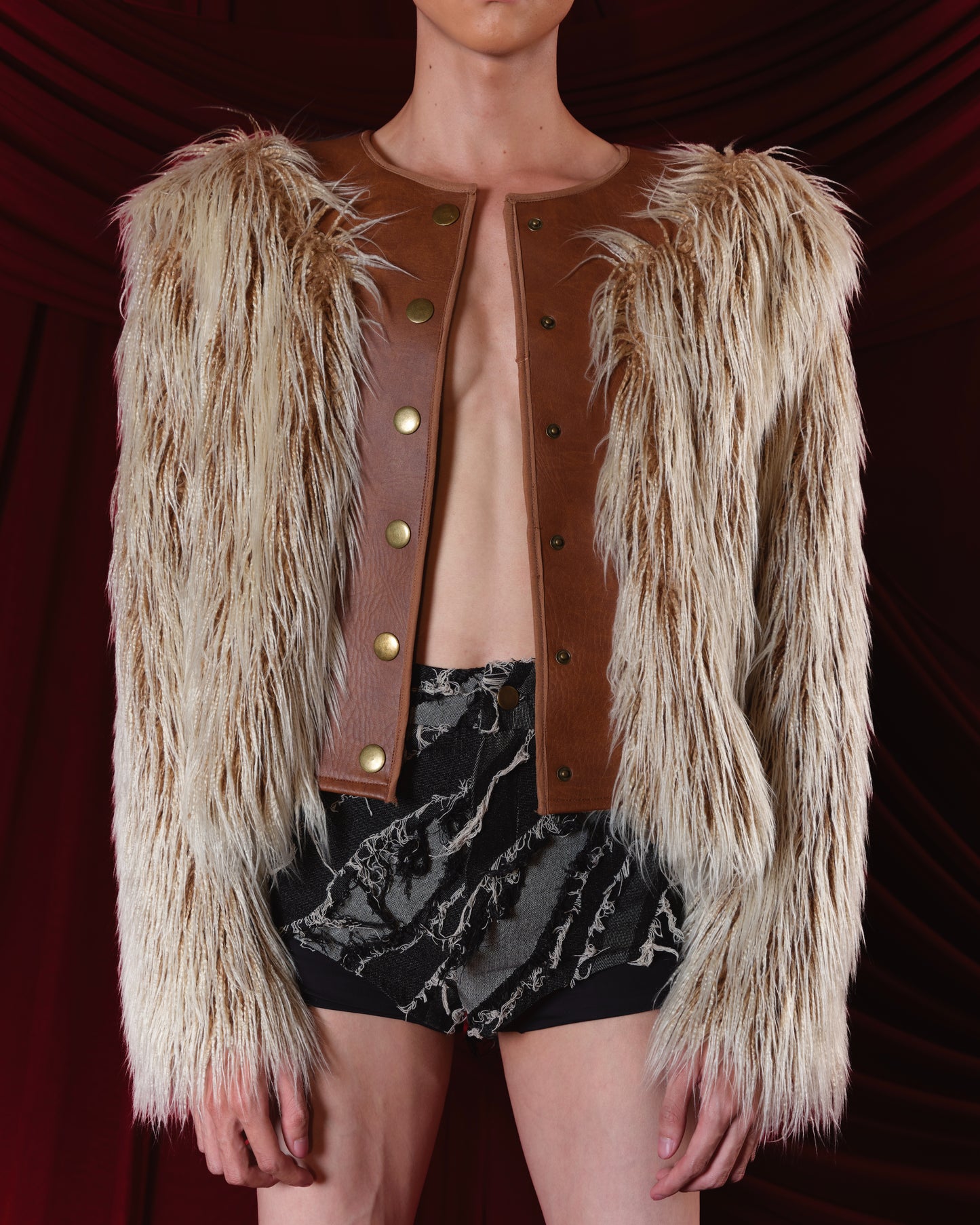 mai-tranh-feathered-jacket an heritage astoud