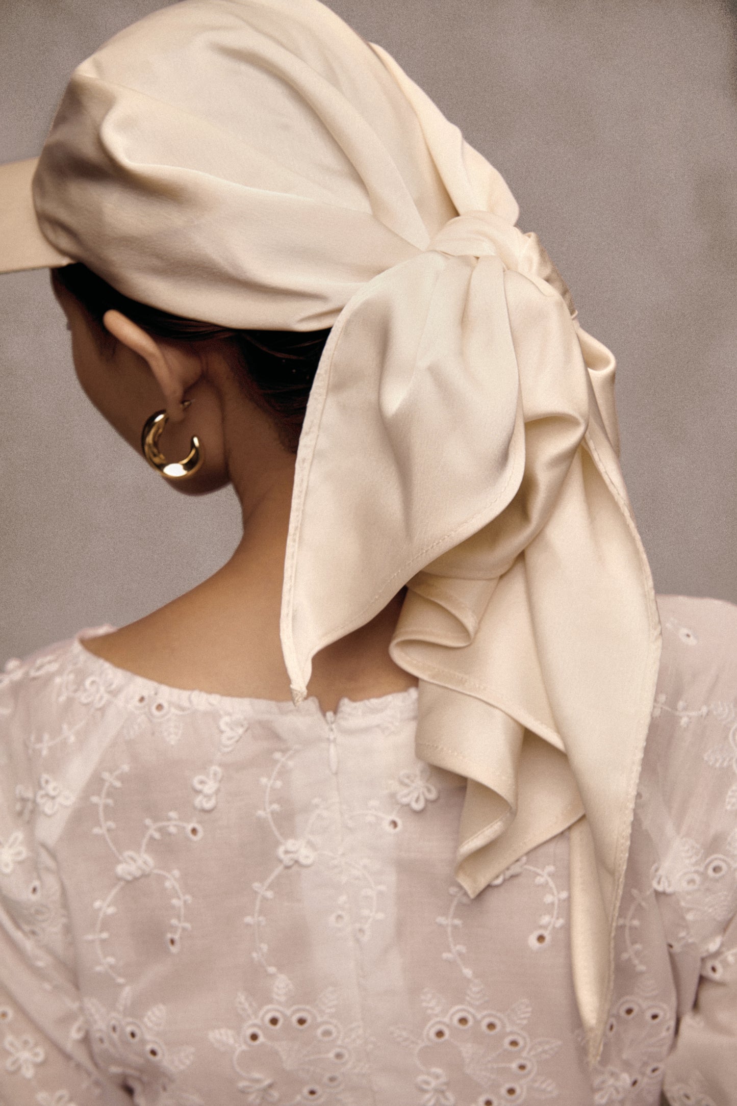 Cream Tax Silk Cap AN HERITAGE ASTOUD