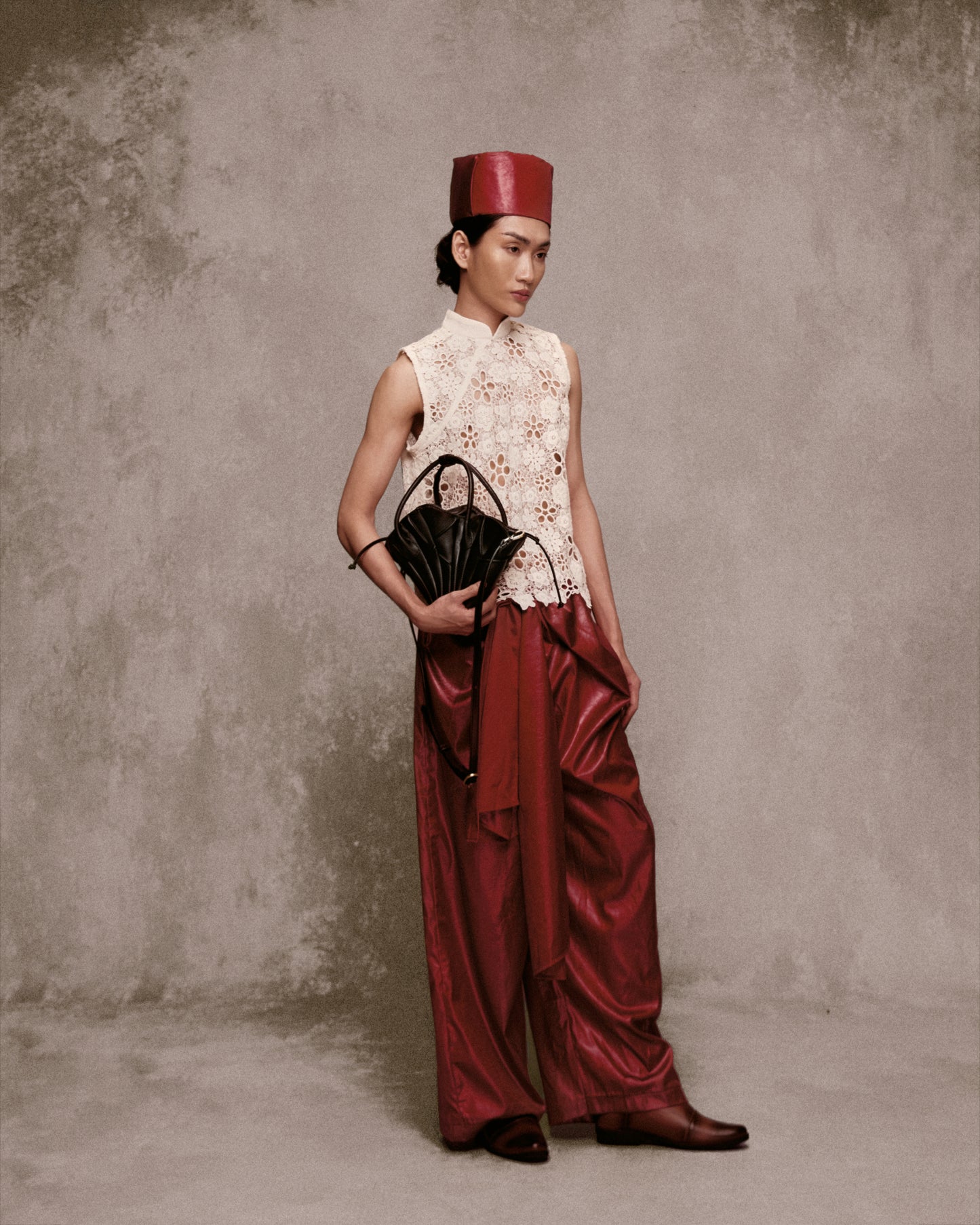 Bến Nghé Lace Mandarin Top AN HERITAGE ASTOUD