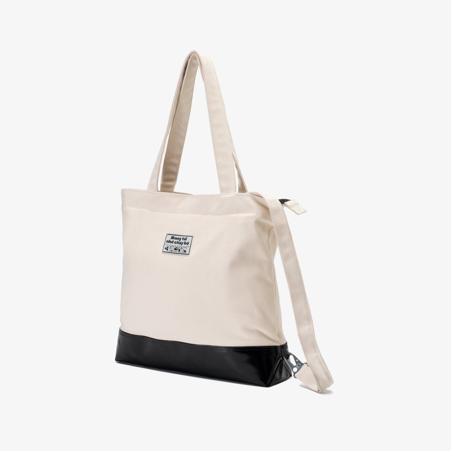 strap-3-tote-raw-white jump out astoud