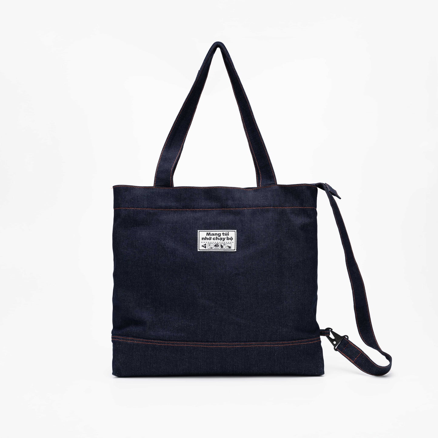 strap-3-tote-raw-denim-indigo jump out astoud
