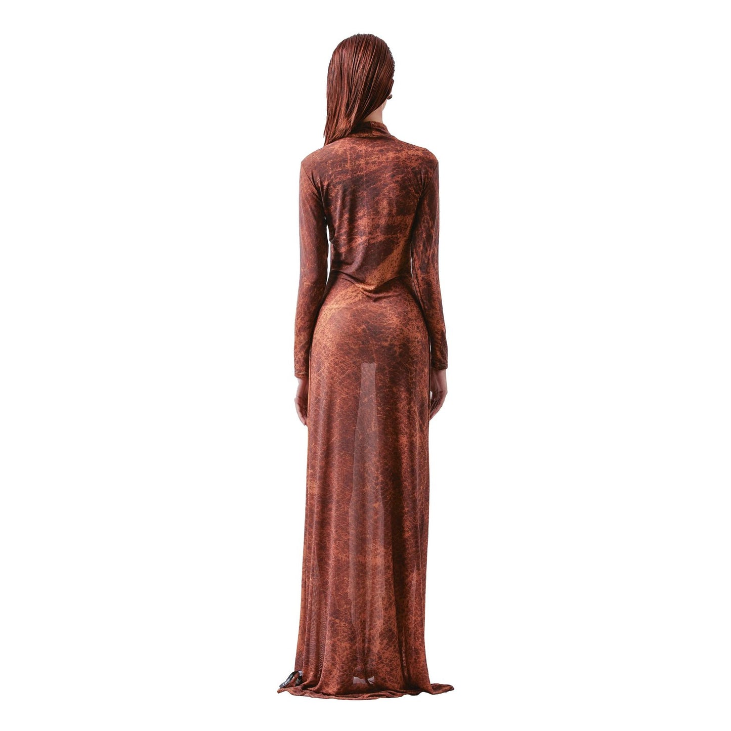 brown-mesh-dress-DUC-STUDIO