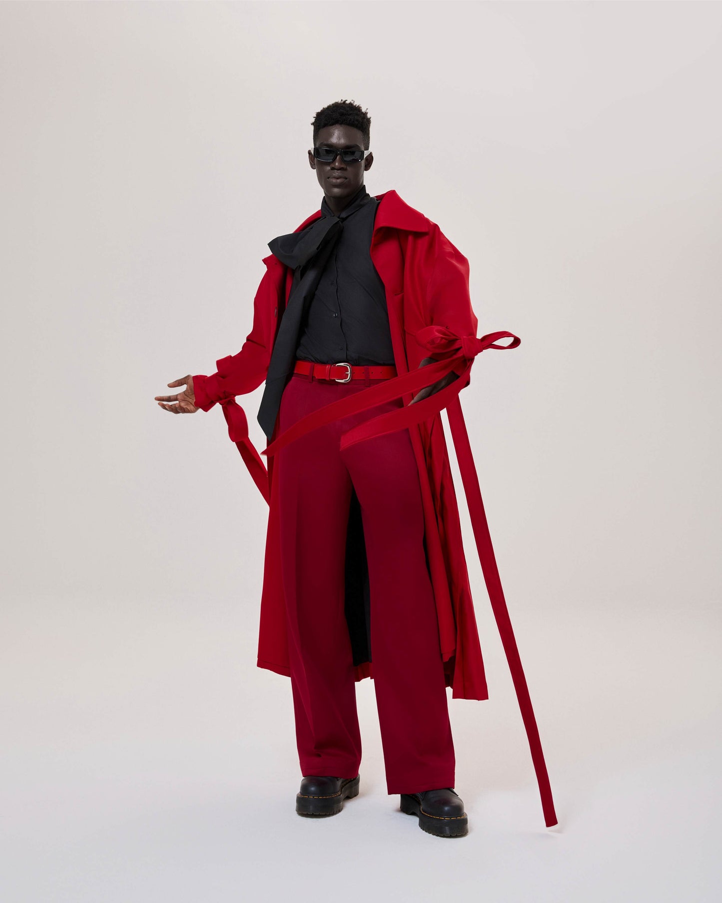 pleated-overcoat astoud caostu