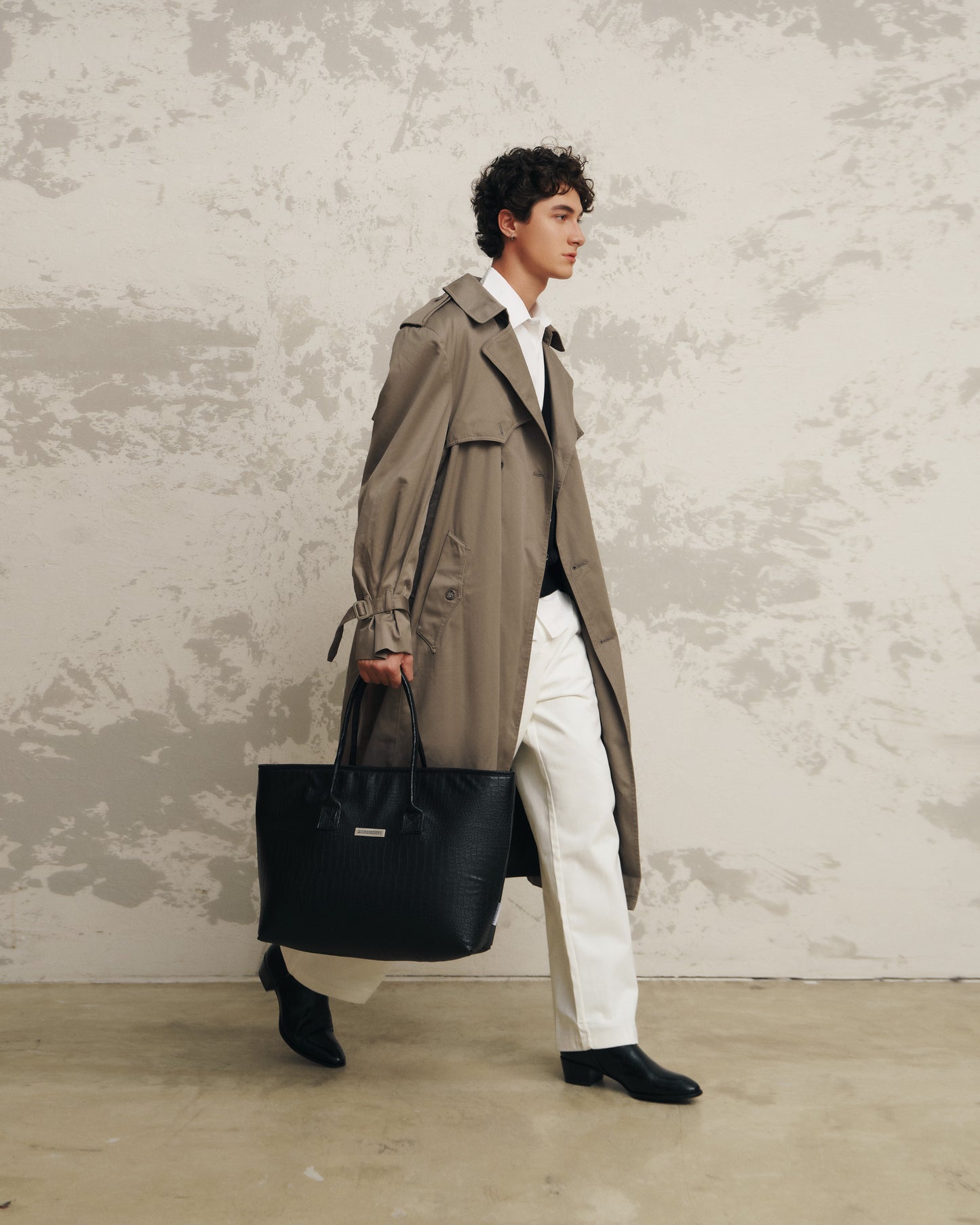 SGS Lune Embossed Tote Bag