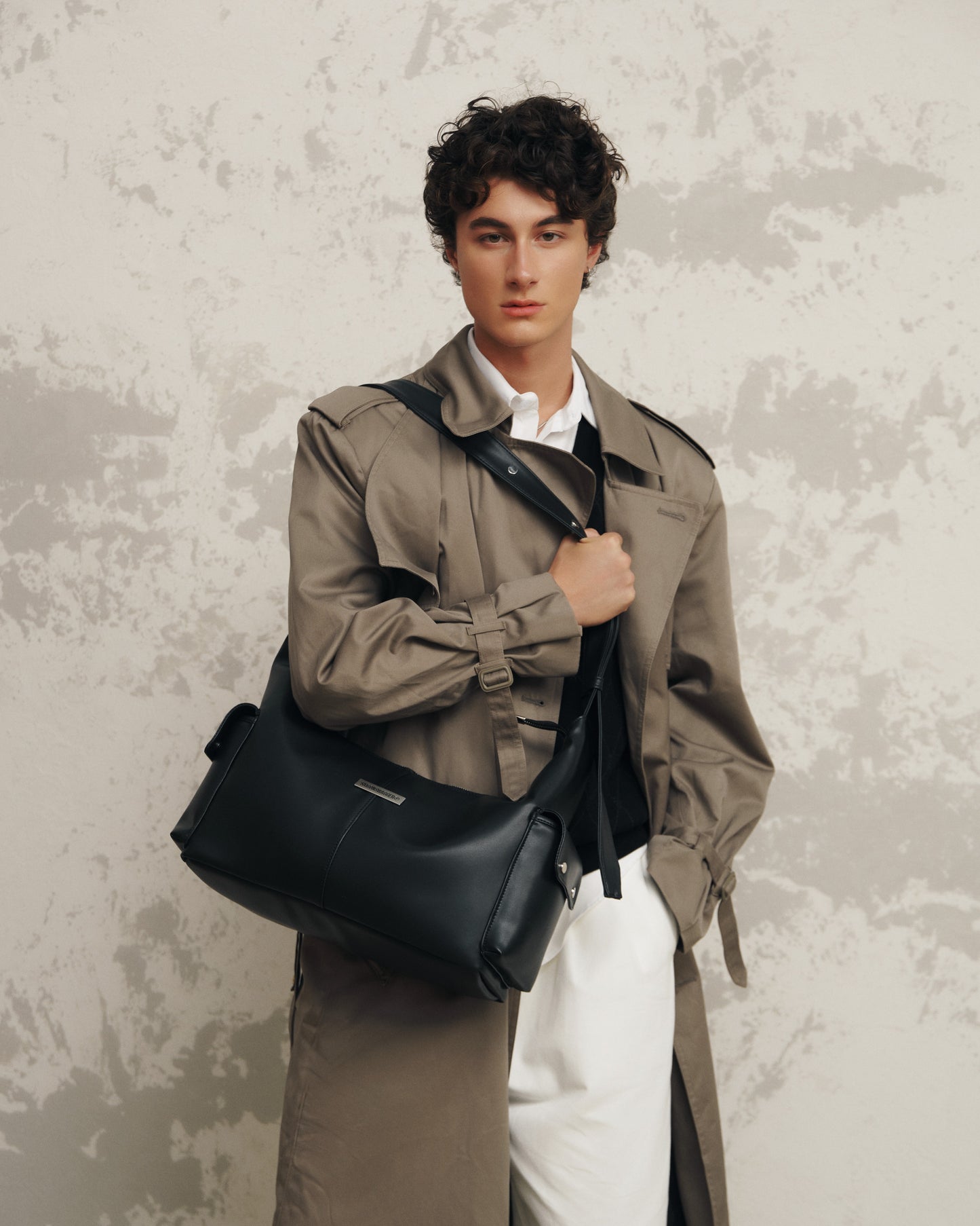 Black SGS Lune Crescent Bag